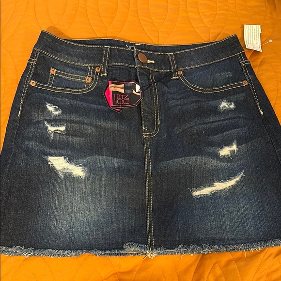 Denim Mini Skirt - Picture 1 of 4